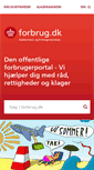 Mobile Screenshot of forbrug.dk